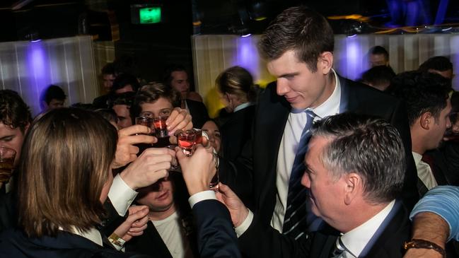 Collingwood mourned a nailbiting AFL Grand Final loss at Bond bar. Picture: Supplied