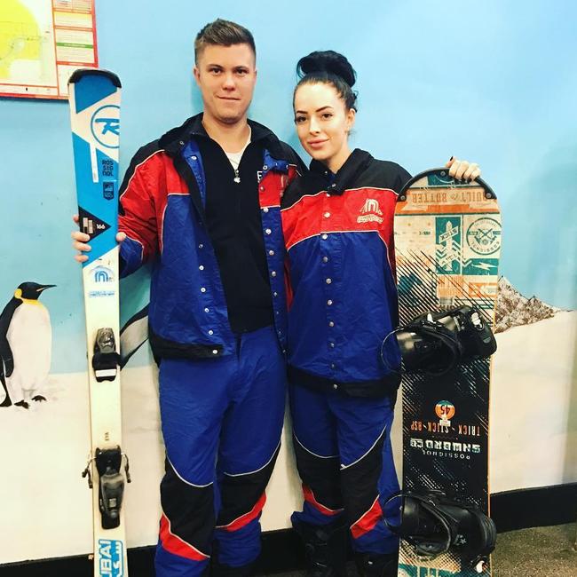 Tyson Scholz with partner Sophie Lee Anderson (Instagram image)