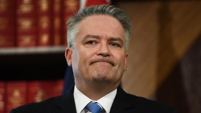 Finance Minister Mathias Cormann. Picture: AAP