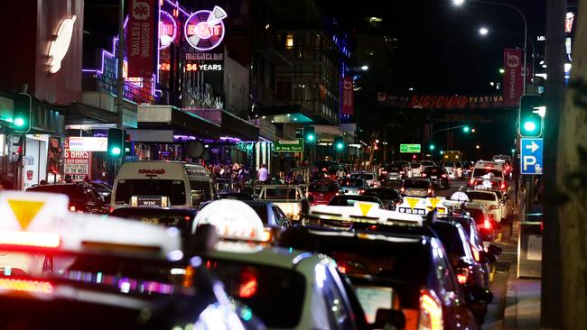 The ID scanning laws are aimed at reducing alcohol-fuelled violence in party precincts such as Fortitude Valley. Picture: Mark Calleja/AAP