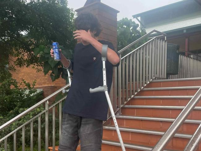 Kaison John Parry leaves Hervey Bay Magistrate Court on March 21, 2024