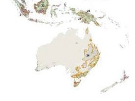 Eastern Australia has been included in a list of 24 deforestation fronts. Source: WWF