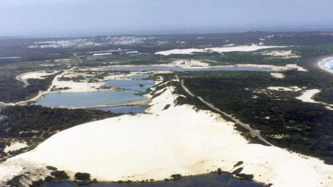 The sand dunes of Kurnell, where the bones were found.