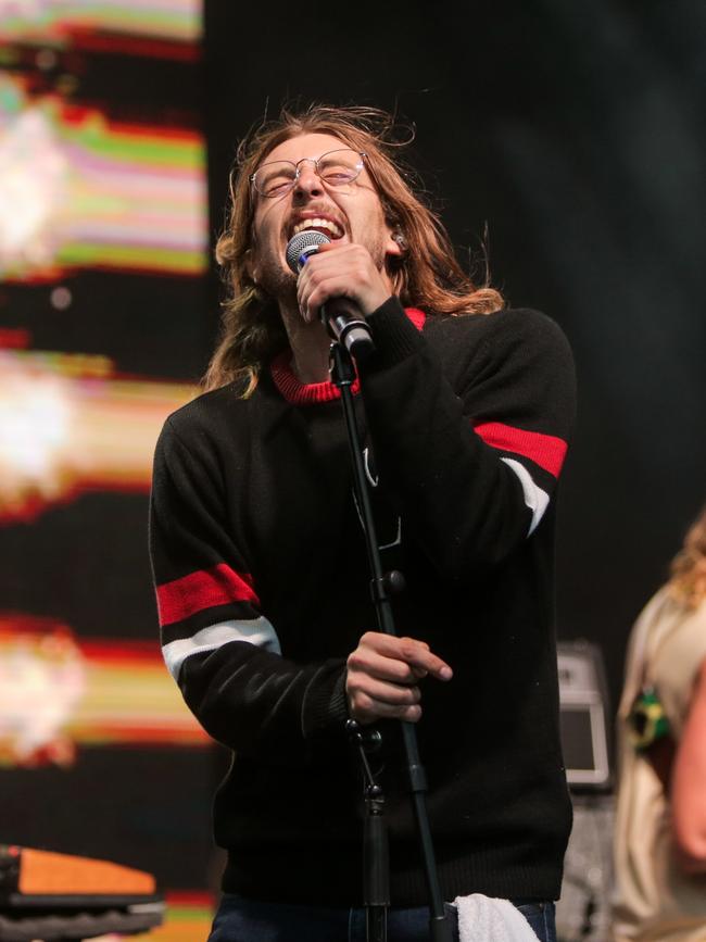 Winston Surfshirt performs at Party in the Paddock, White Hills, Tasmania. PICTURE: PATRICK GEE