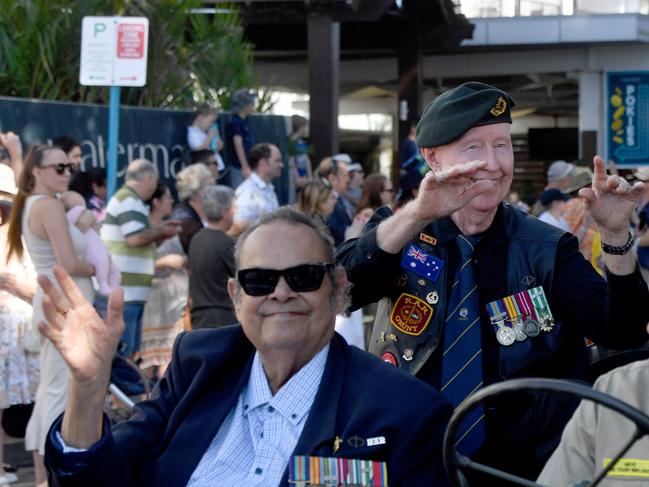 Anzac Day 2025. Strand parade in Townsville. Picture: Evan Morgan