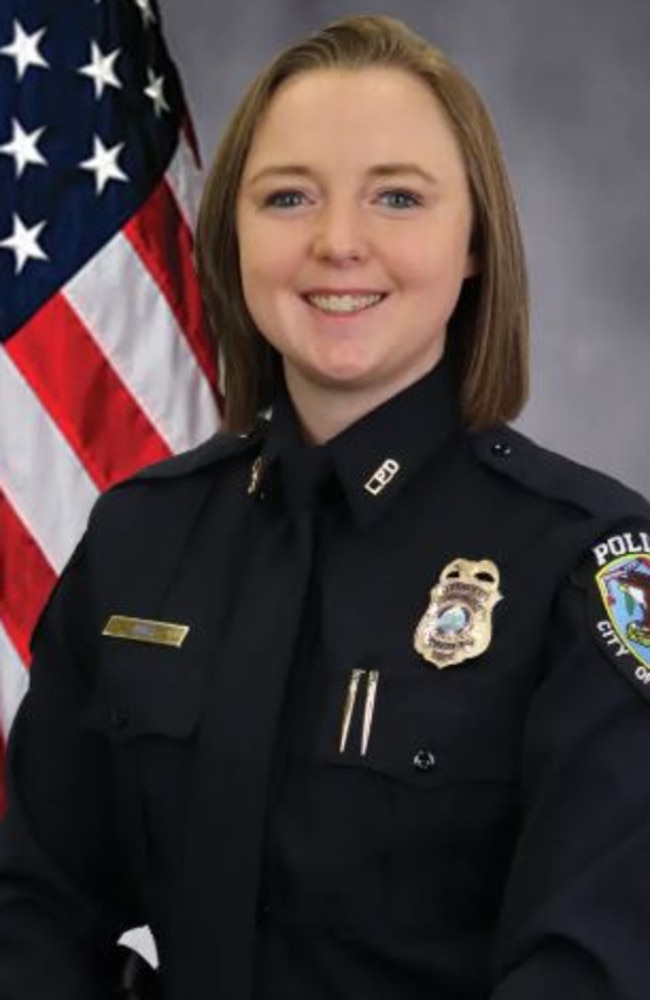 Maegan Hall, 29, found herself in the middle of a sex scandal over reputed trysts with six other cops. Picture: La Vergne Police Department