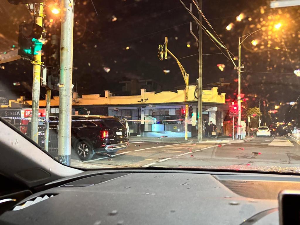 A man was injured after being carjacked in St Kilda on Sunday. Picture: Supplied