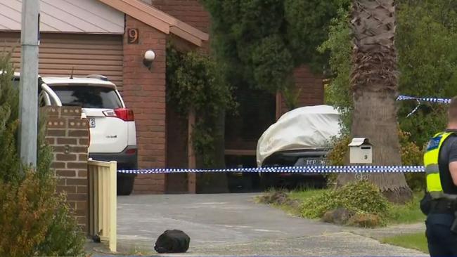 The pair had been living together in Melbourne's southeast. Picture: Nine News