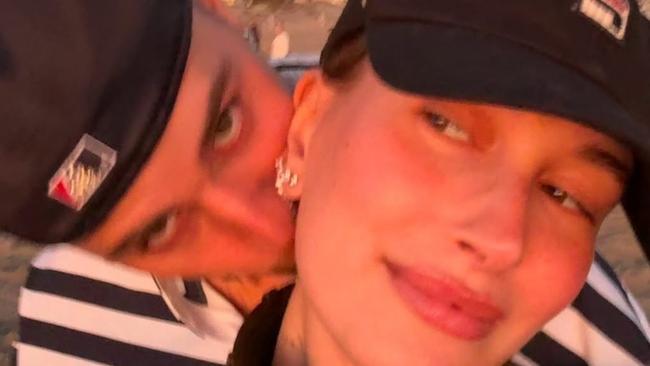 Hayley Bieber has fuelled rumours of an impending divorce. Picture: Instagram