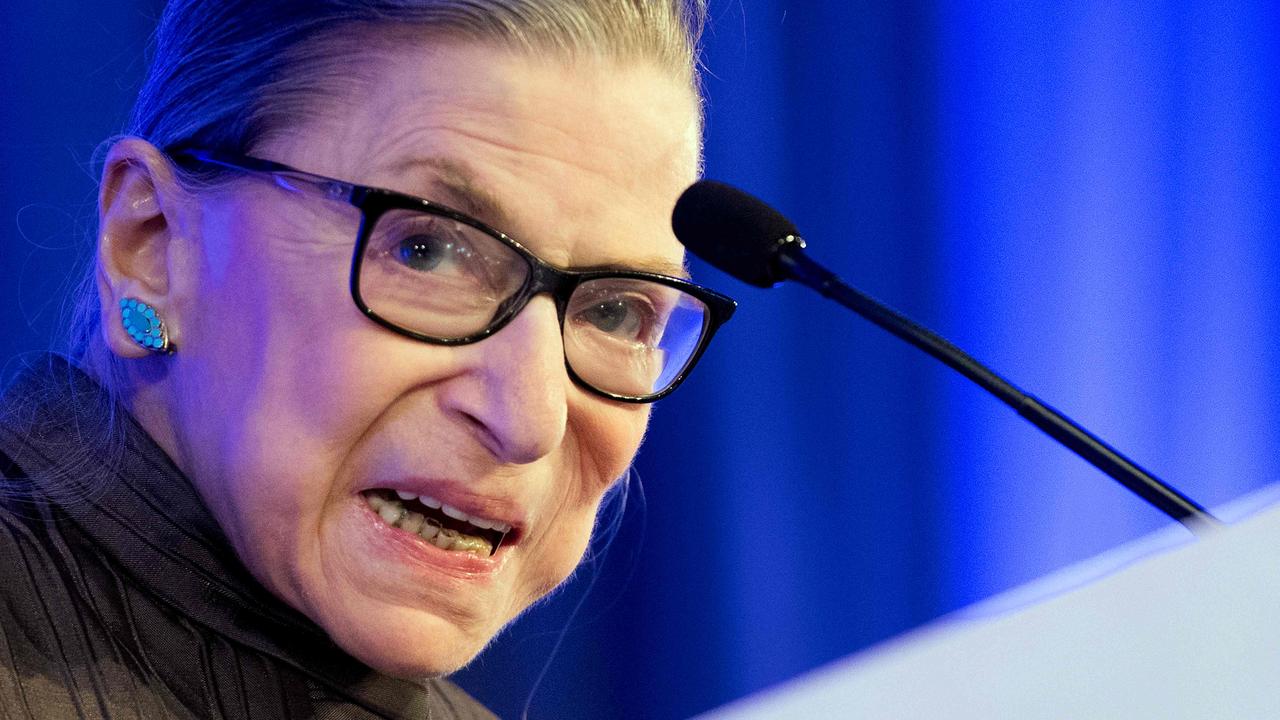 US Supreme Court Justice Ruth Bader Ginsburg in 2018. Picture: Jim Watson/AFP