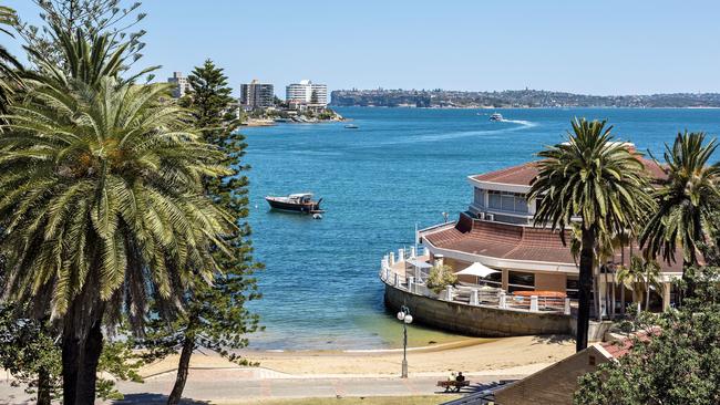 People walking along West Esplanade, Manly, were harassed by a drunken James Ardagh who wanted to bump elbows with them. Picture: Supplied.