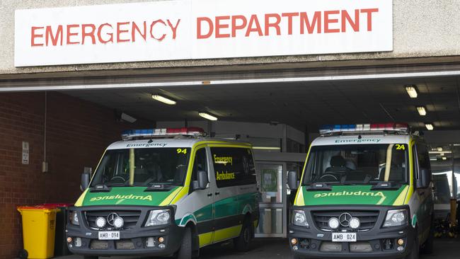 ADELAIDE, AUSTRALIA - NewsWire Photos August 10, 2022: Ambulances at the Queen Elizabeth Hospital. Picture: NCA NewsWire