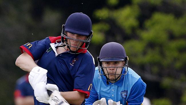 Riley Keen in bat for Western. Picture: John Appleyard