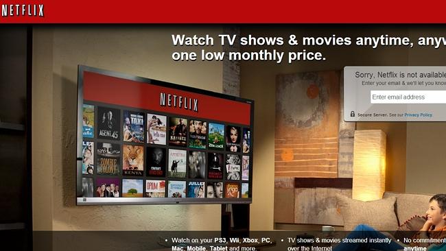 On-demand movie and TV series streaming from Netflix. Sadly, still not available for us here in Australia. Source: supplied 