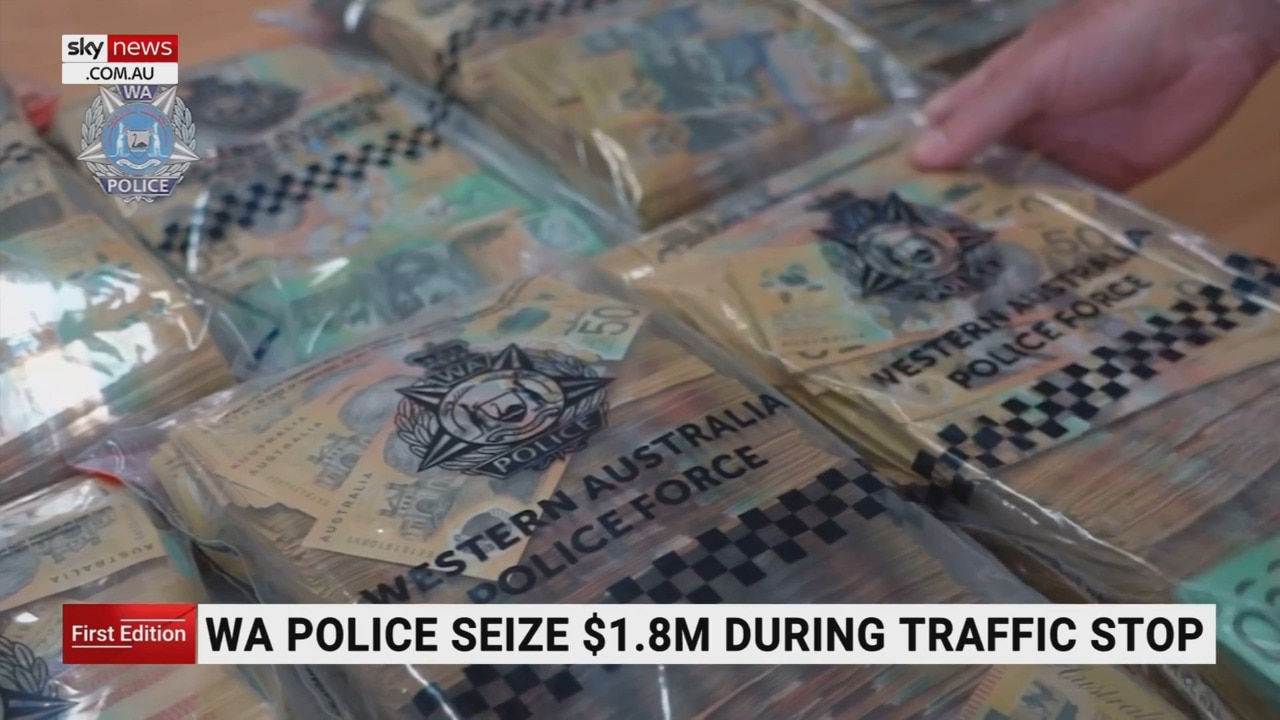 WA Police seize $1.8m of cash during traffic stop