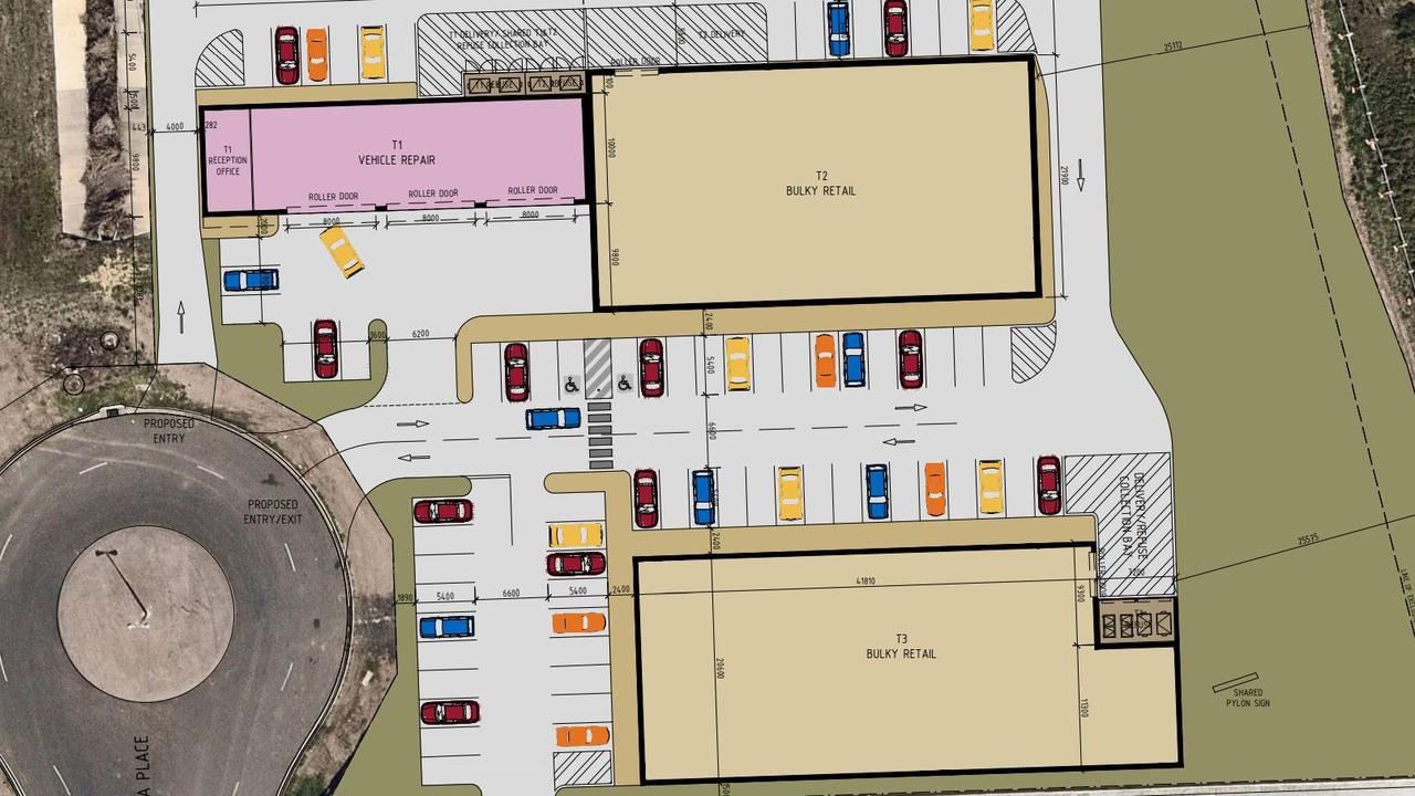 Plans have been lodged for a new mixed-use commercial precinct on the Warrego Highway at Plainland Crossing in the Lockyer Valley.