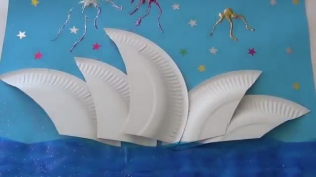 How to make an Sydney Opera House collage