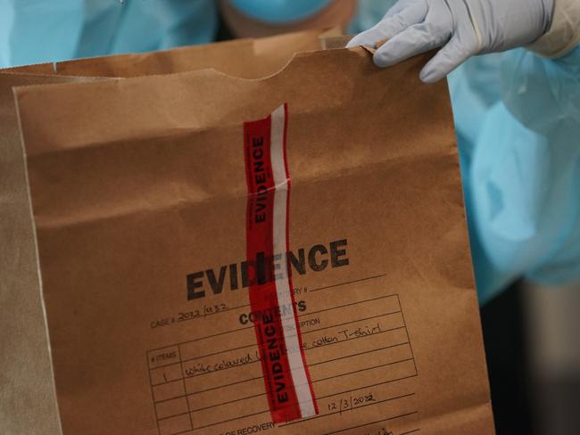 Lab evidence in episode three. Picture: SBS