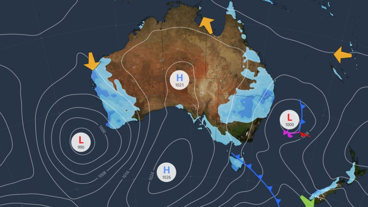 Rain chart for Tuesday, June 3. Picture: Weatherzone.