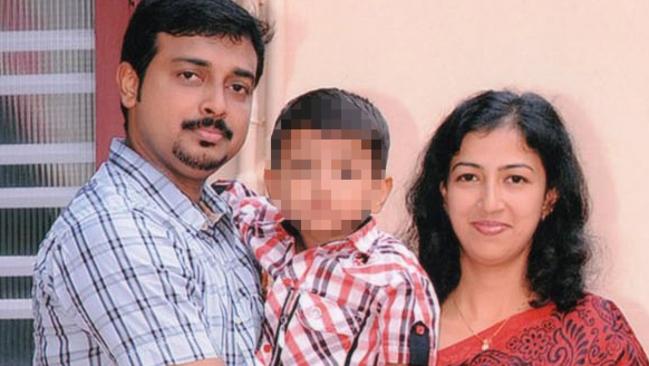 Sam Abraham with his wife and killer Sofia Sam.