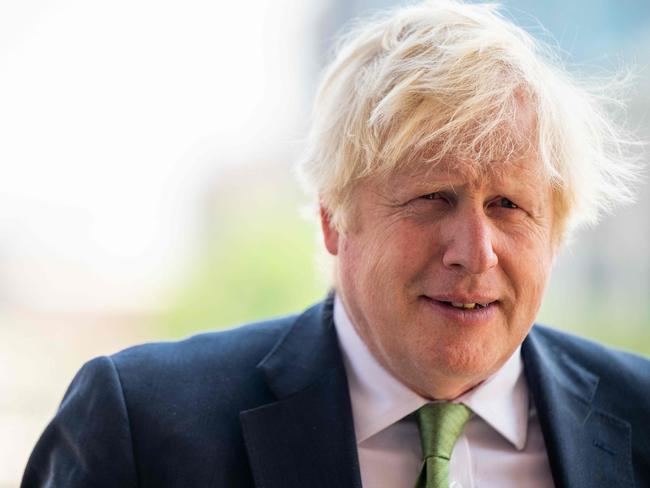 AUSTIN, TEXAS - MAY 23: Former UK Prime Minister Boris Johnson looks on during a tour after a meeting with Gov. Greg Abbott at the Texas State Capitol on May 23, 2023 in Austin, Texas. Gov. Abbott met with Johnson to discuss economic development.   Brandon Bell/Getty Images/AFP (Photo by Brandon Bell / GETTY IMAGES NORTH AMERICA / Getty Images via AFP)