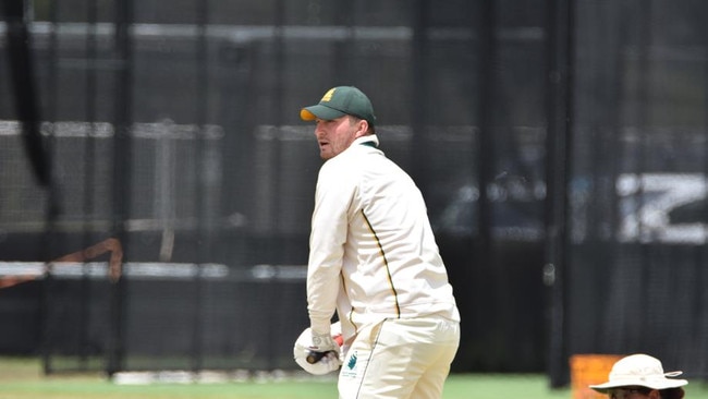 Ryan Gibson in actio for South Barwon, GCA1. Picture: Wes Cusworth