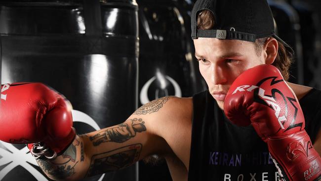 Keiran Whitehead has been revealed as one of the Sunshine Coast's most promising up and coming boxers. Picture: Patrick Woods.