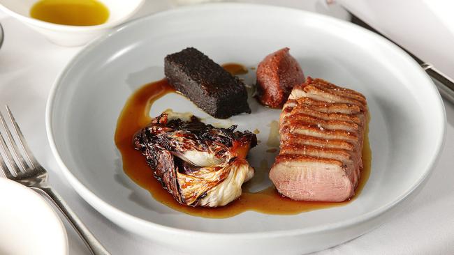 Montalto’s duck with morcilla is one of Victoria’s best duck dishes.