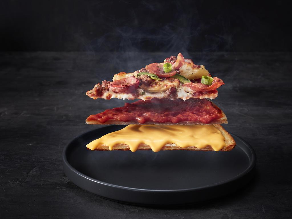 Domino's has brought back it's Double Decadence crust. Picture: Supplied