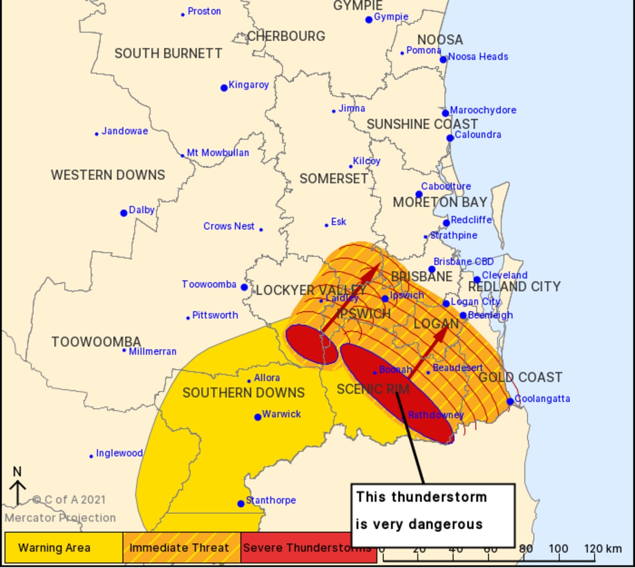 QLD Weather: Severe Storms Hit Darling Downs And Granite Belt | The ...