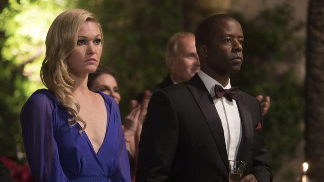 Julia Stiles and Robert Carver in Riviera, 8.35pm, SBS.