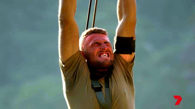 One of the challenges Burgess faced on SAS Australia. Picture: Network 7