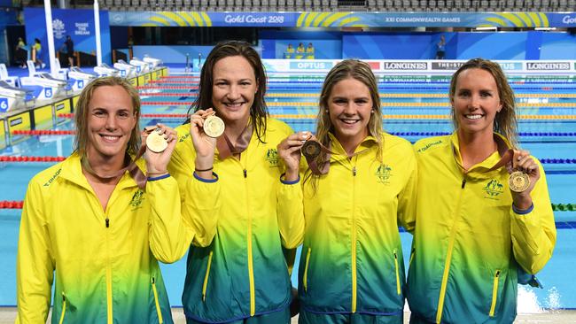 Bronte Campbell, Cate Campbell, Shayna Jack and Emma McKeon won gold for the 4x100m Freestyle atthe Gold Coast Commonwealth Games.