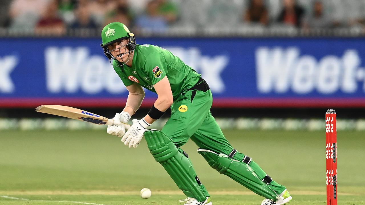 Nick Larkin in action for the Melbourne Stars during the Big Bash League. Photo: Getty Images