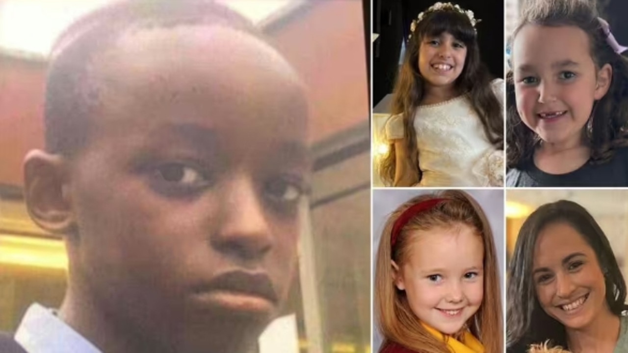 Murder suspect: Axel Muganwa Rudakubana, 18. Child victims: Bebe King, 6, Elsie Dot Stancombe, 7, and Alice da Silva Aguiar, 9. Hero survivor: Leanne Lucas, 35.