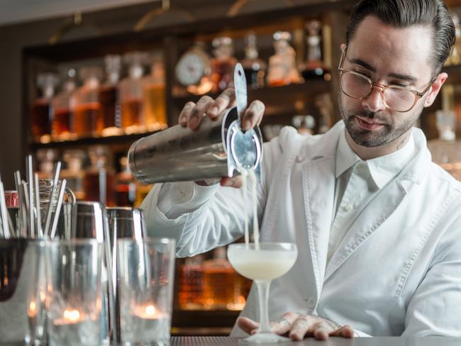 Owner Joe Jones behind the bar. Picture: Eugene Hyland