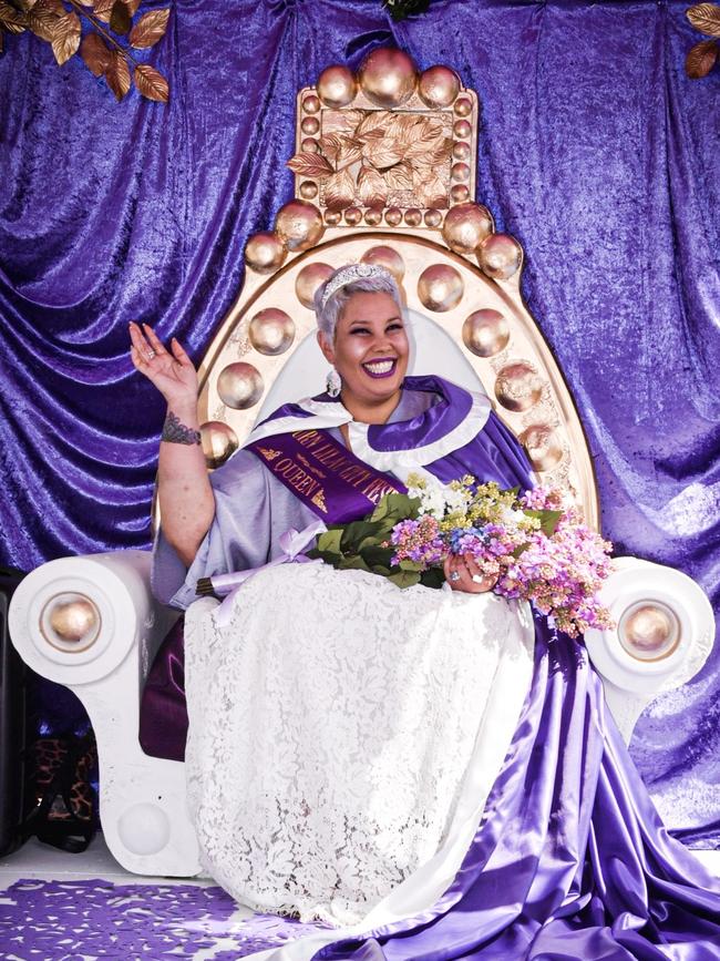 Ms Hélène-Horton was the 2019 'Lilac Queen' at Goulburn's annual Lilac Festival. Picture: Jim Webb