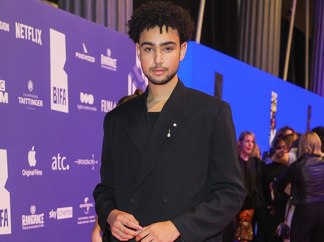 Archie Madekwe at the 2023 British Independent Film Awards.