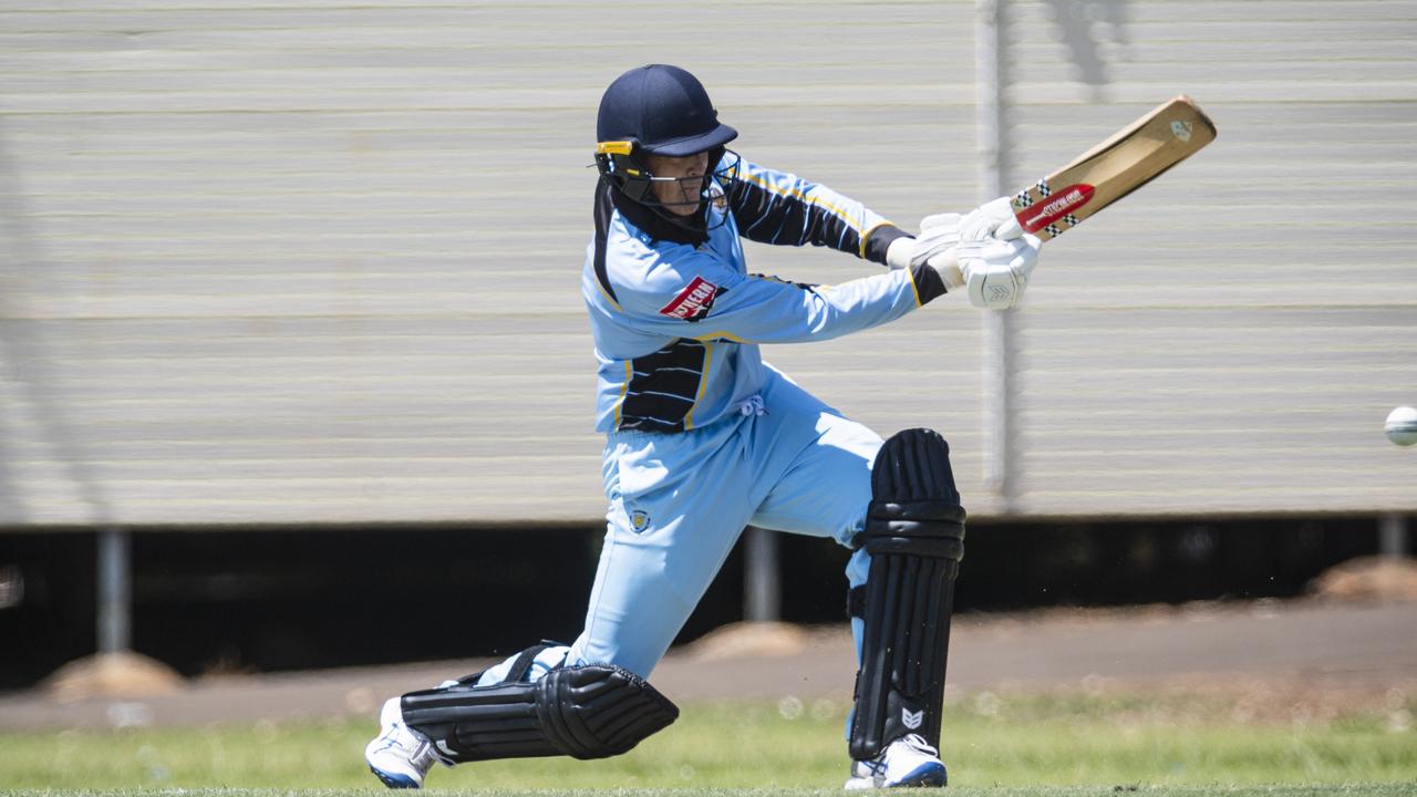 Brian May bats for Western Districts Warriors. Picture: Kevin Farmer