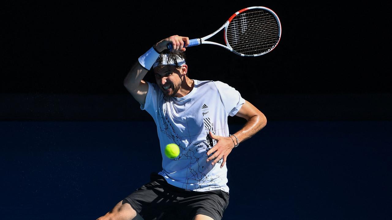 Dominic Thiem hopes to play the ATP Cup in Australia next month. Picture: AFP