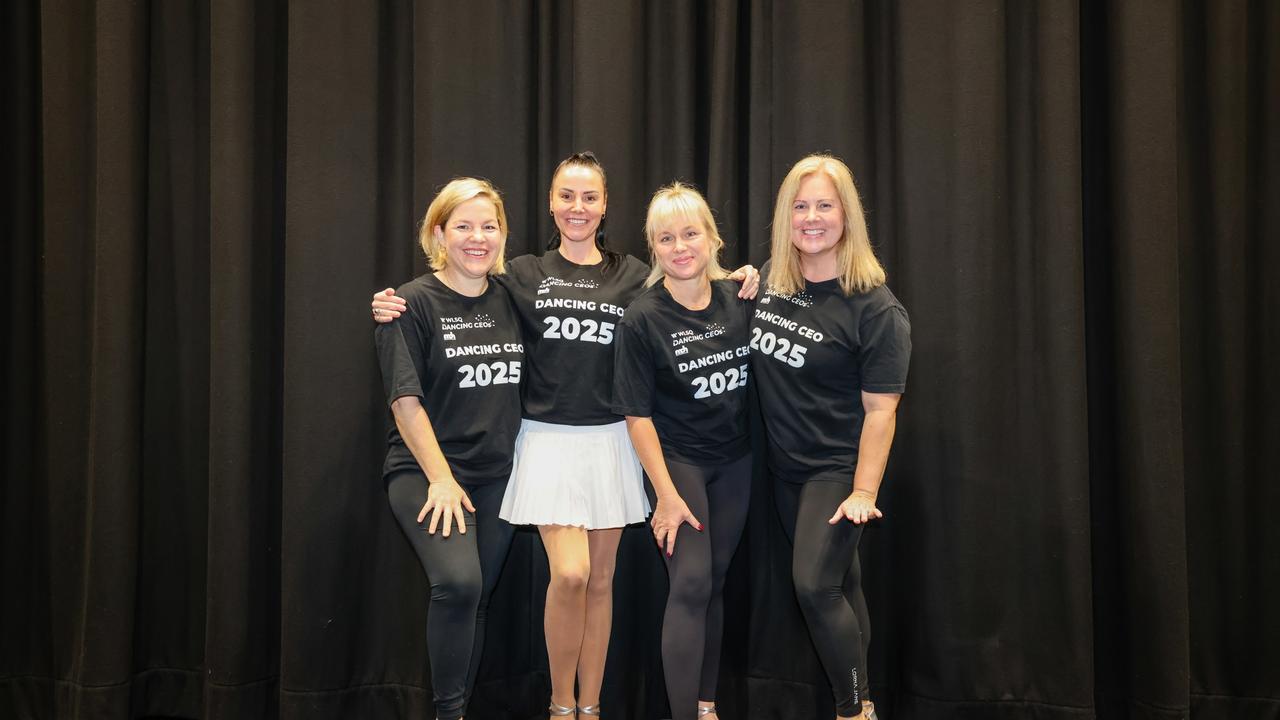 Whitsundays Dancing CEOs training for the 2025 Dancing CEOs competition in Brisbane. Photo: Contributed