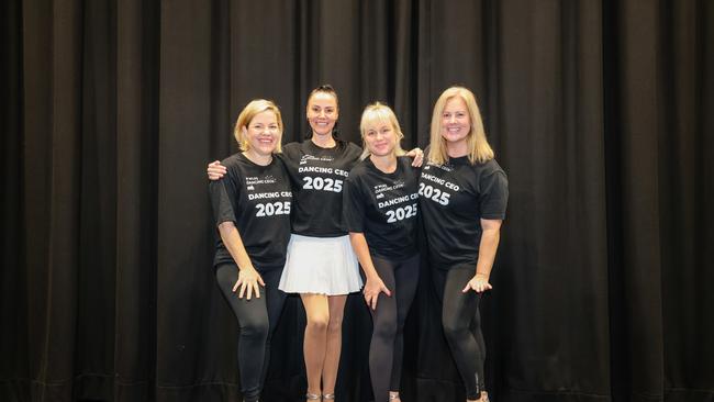 Whitsundays Dancing CEOs training for the 2025 Dancing CEOs competition in Brisbane. Photo: Contributed