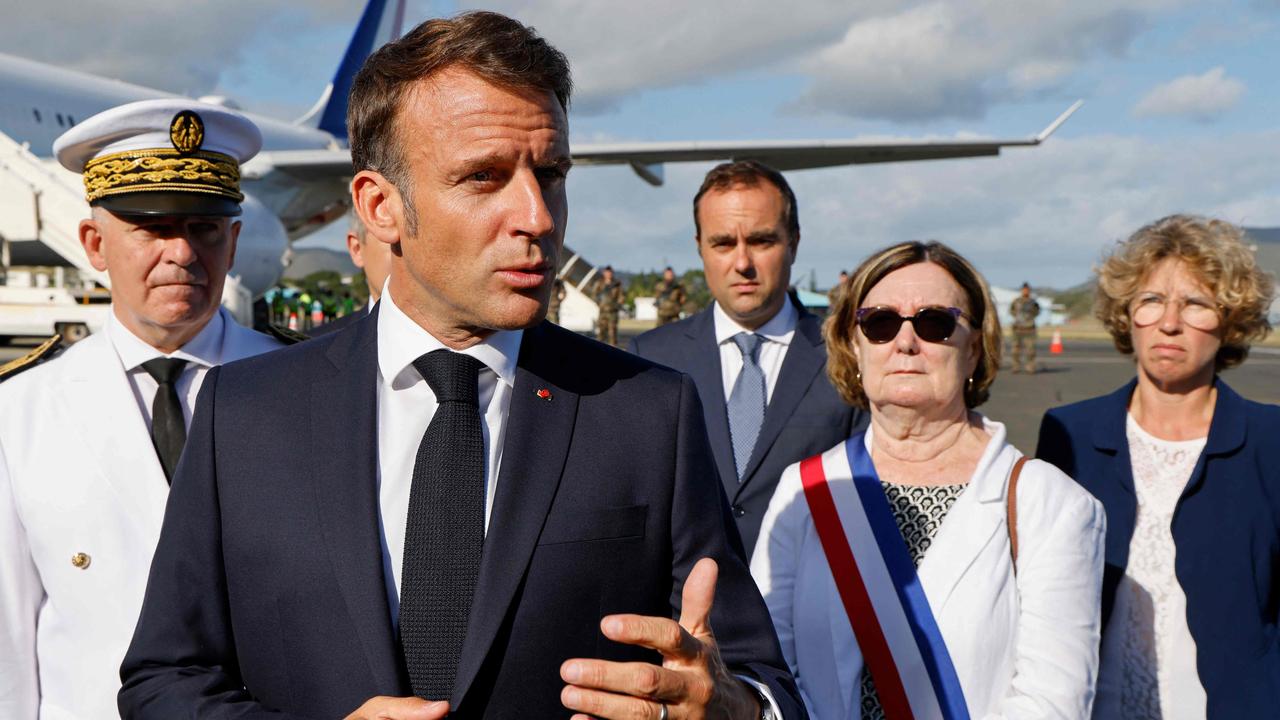 Emmanuel Macron lands in riot torn Noumea | The Australian