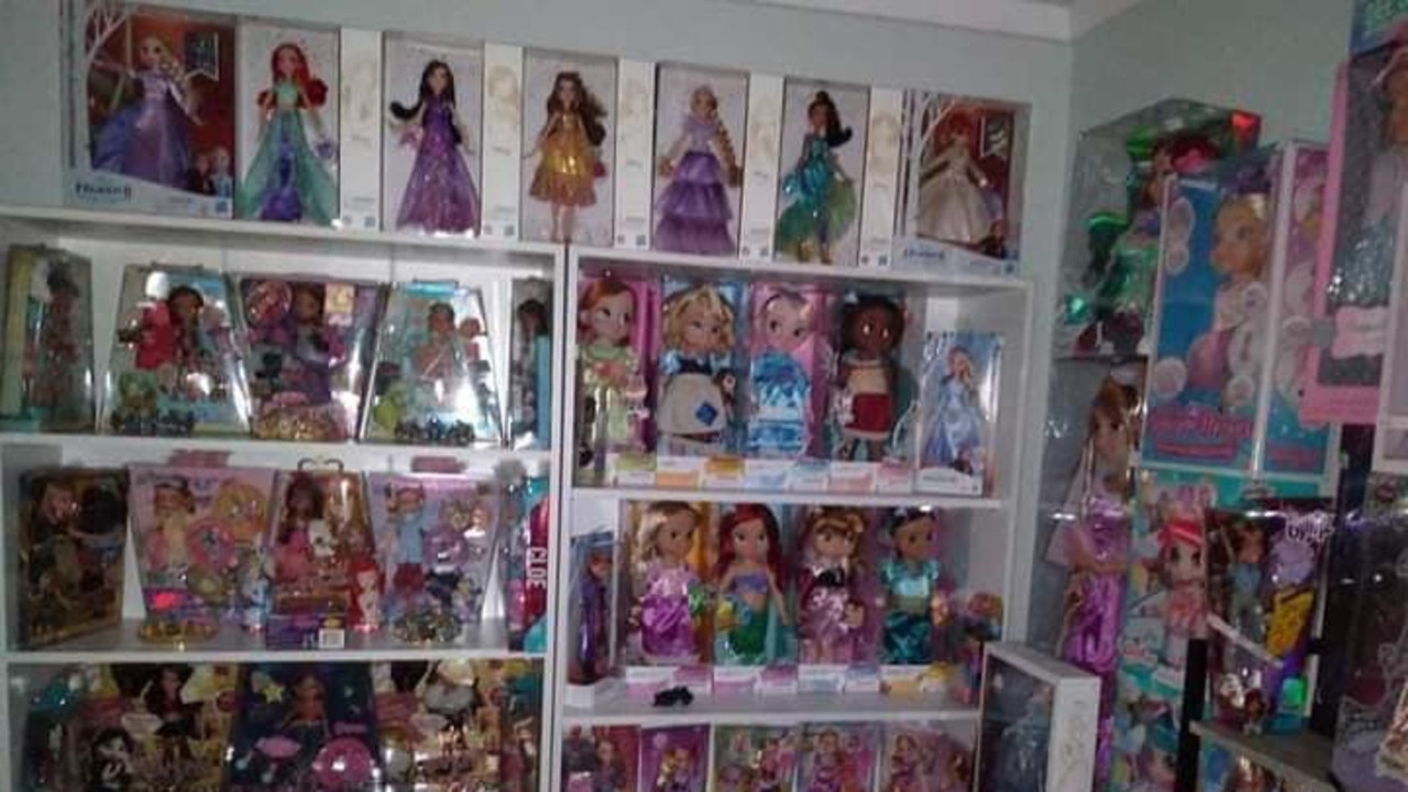 Terence Kelly posted this picture of his Bratz Dolls collection on Facebook.