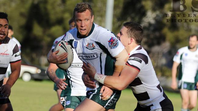 St Marys Saints captain Nathan Smith has been inspirational in leading his side to the Ron Massey Cup grand final in the club's first year in the competition. Picture: Supplied