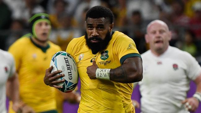 Marika Koroibete was named Australia’s best. Picture: Christophe Simon/AFP