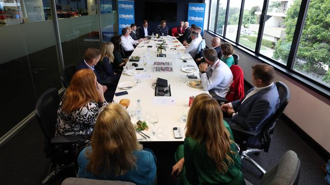 Future Gold Coast meeting at Gold Coast Bulletin Boardroom Southport. Picture Glenn Hampson