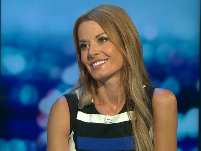 Madeleine West appeared on The Sunday Project  talking about the new Predatory Podcast series. Picture Ten Play