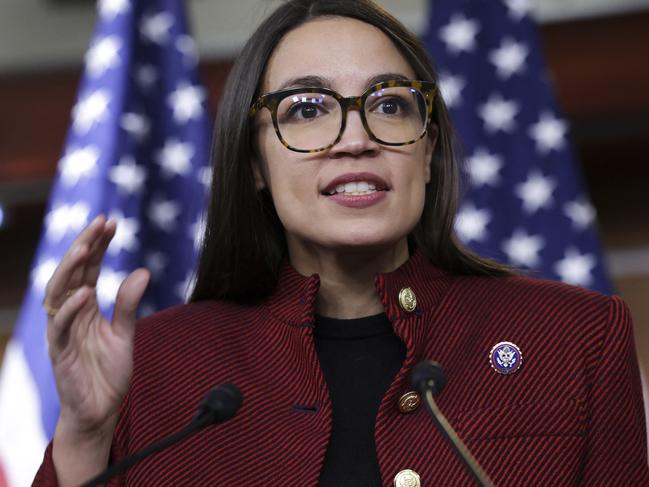 New York Congresswoman Alexandria Ocasio-Cortez has said the death of Mr Neely was ‘murder’. Picture: Kevin Dietsch Getty Images via AFP