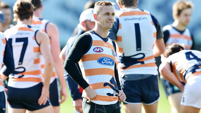 Is Joel Selwood in your SuperCoach team? Picture: Nigel Hallett